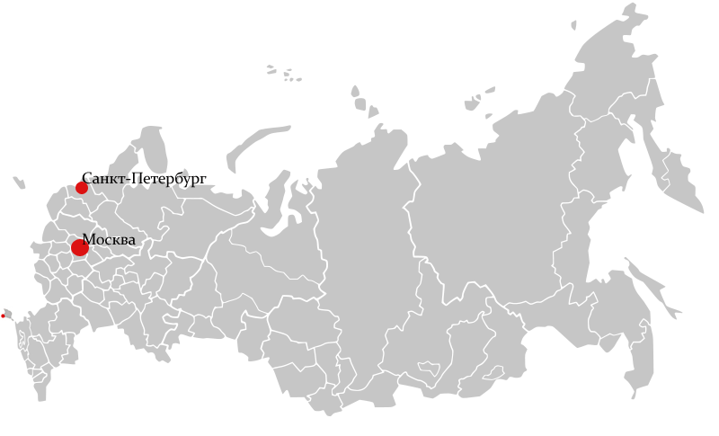 russian regions map